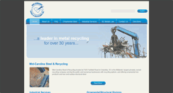 Desktop Screenshot of mid-carolinasteel.com